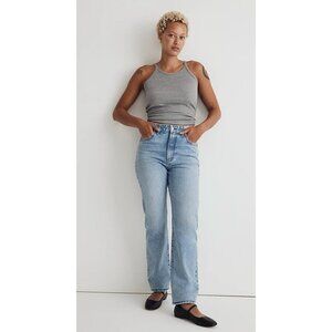 NET Madewell Curvy 90s Straight Light Wash Straight Leg Jeans